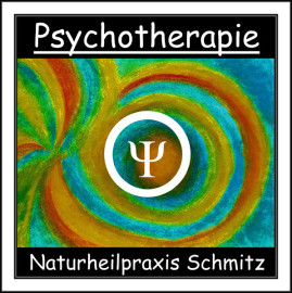 Bild mit ineinanderfließenden Farbkreisen und einem PSI-Zeichen im weißen Kreis